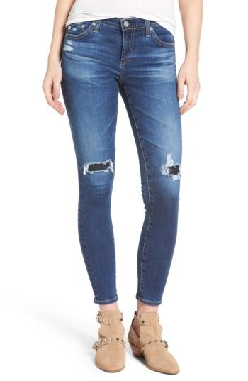 Women's Ag 'the Legging' Ankle Super Skinny Jeans - Blue