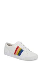 Women's Loeffler Randall Logan Rainbow Sneaker .5 M - White