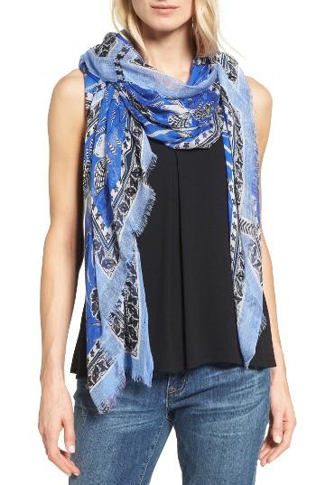 Women's Halogen Savanna Border Scarf