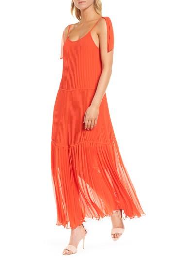 Women's Chelsea28 Chiffon Maxi Dress, Size - Red