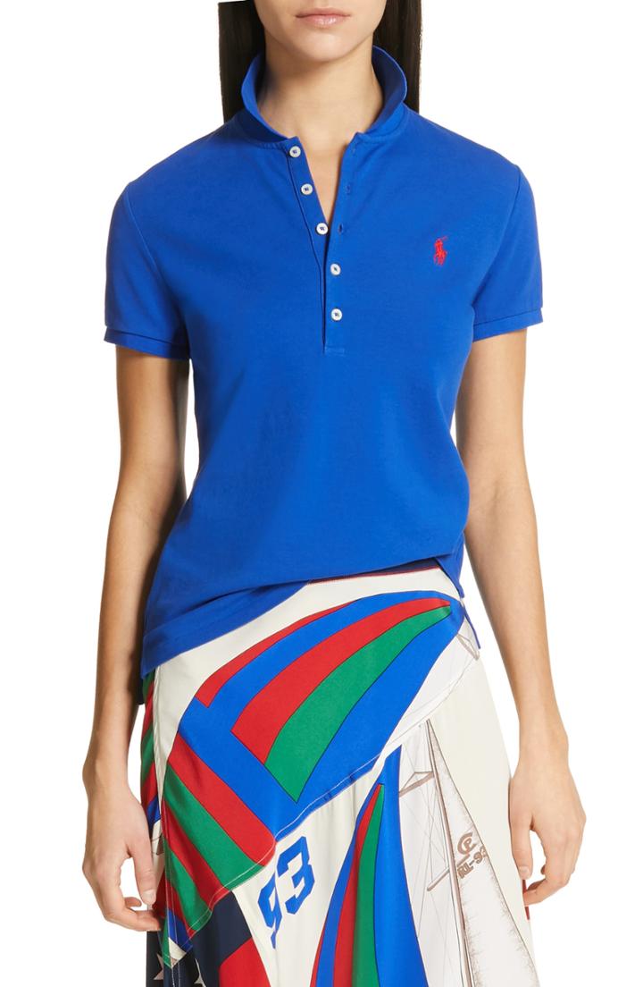 Women's Polo Ralph Lauren Julie Polo - Blue