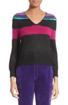 Women's Marc Jacobs '80s Stripe Knit Wool Sweater