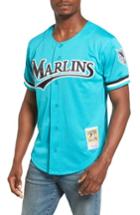 Men's Mitchell & Ness Andre Dawson Florida Marlins Authentic Mesh Jersey - Blue