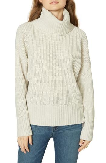 Women's Sanctuary Cowl Neck Shaker Sweater - Ivory