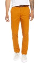 Men's Scotch & Soda Classic Slim Chinos X 32 - Red