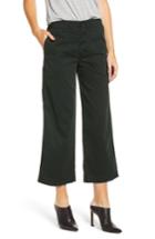 Women's Ag Etta High Waist Crop Wide Leg Jeans - Green