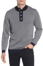 Men's Rodd & Gunn Constellation Drive Wool Sweater, Size - Blue