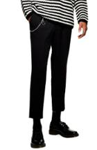 Men's Topman Tapered Trousers X 32 - Black