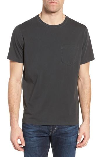 Men's Billy Reid Crewneck T-shirt, Size - Black