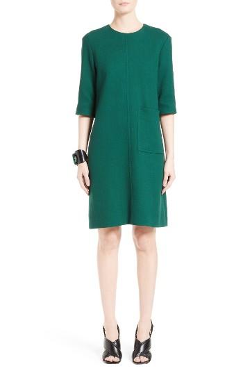 Women's Marni Crepe Shift Dress Us / 40 It - Green