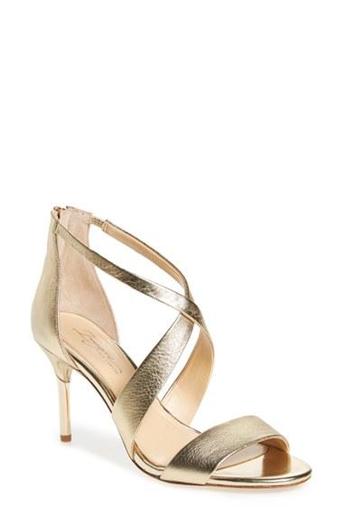 Women's Imagine By Vince Camuto 'pascal 2' Strappy Evening Sandal M - Metallic