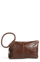 Hobo Sable Calfskin Leather Clutch - Brown