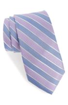 Men's Southern Tide Charlottesville Stripe Silk Tie, Size - Purple