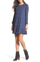 Women's Mary & Mabel Bell Sleeve Shift Dress - Blue