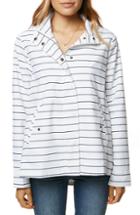 Women's Michael Kors Leopard Print Crop Sleeve Genuine Shearling Coat