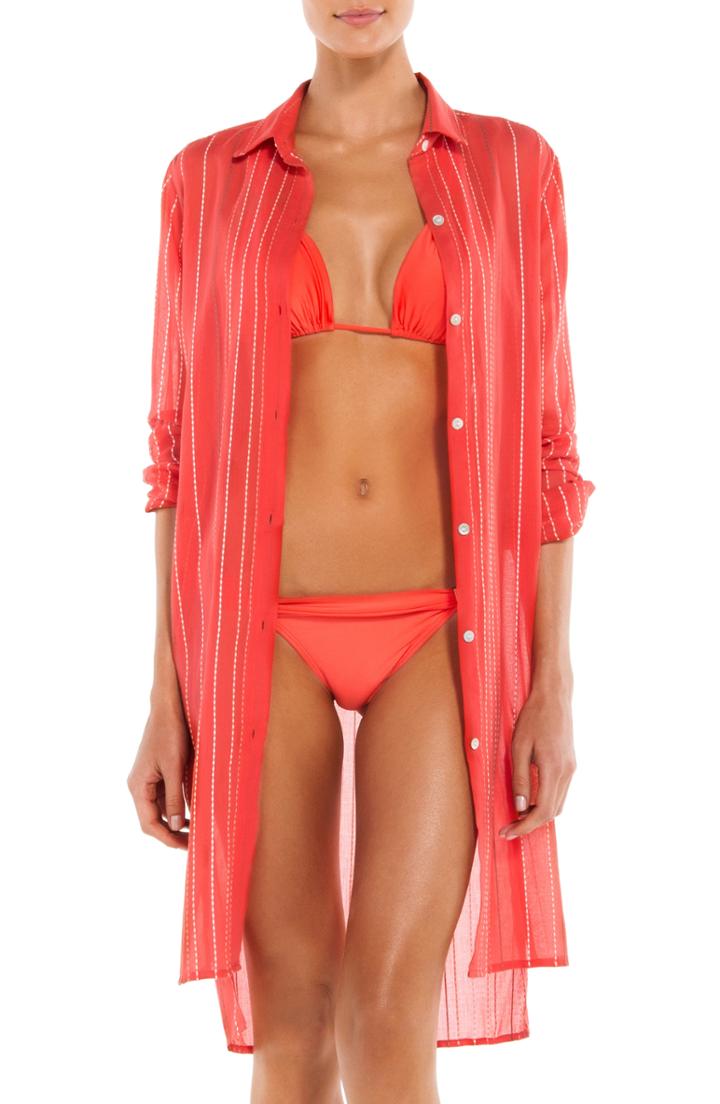 Women's Vix Swimwear Ada Chemise Cover-up - Coral