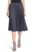 Women's Halogen Pleat Midi Skirt - Blue