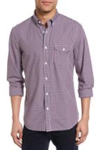 Men's Nordstrom Men's Shop Slim Fit Check Sport Shirt - Red