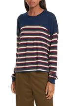 Women's Grey Jason Wu Stripe Knit Pullover