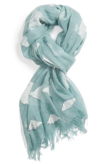 Women's Eileen Fisher Diamond Pattern Scarf