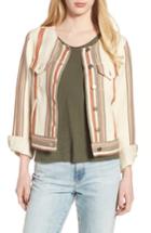 Women's Rebecca Minkoff Charlie Crop Jacket, Size - Blue