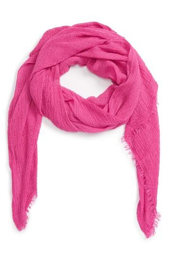 Women's Hinge Open Stitch Panel Wrap, Size - Pink