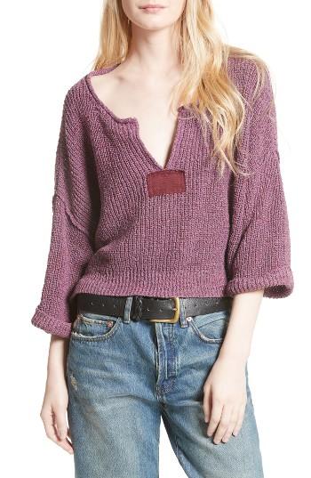 Women's Free People Daybreak Pullover - Purple