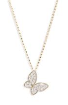 Women's Roberto Coin Diamond Butterfly Necklace