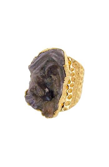 Women's Panacea Sunstone Drusy Statement Ring
