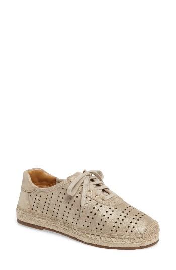 Women's Marc Fisher Ltd Carrol Espadrille Flat M - Metallic