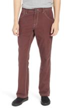 Men's Volcom Whaler Twill Pants - Burgundy