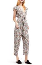 Women's Free People Ruffle Your Feathers Jumpsuit - Blue