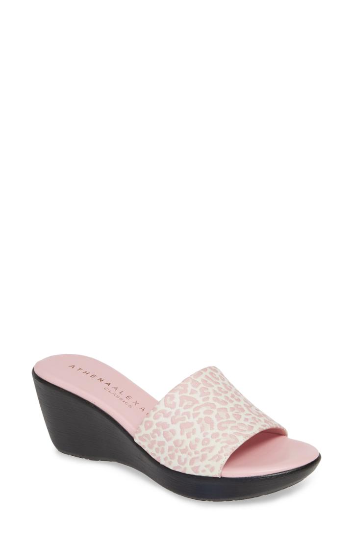 Women's Athena Alexander Contact Wedge Slide Sandal M - Pink