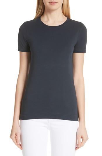 Women's Adam Lippes Cotton Crewneck Tee - Blue