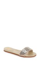 Women's Vince Camuto 'evanal' Slide Sandal .5 M - Metallic