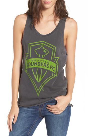 Women's Junk Food Seattle Sounders Tank - Black