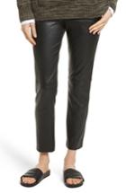 Women's Vince Leather Pants - Black