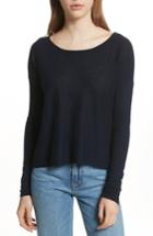 Women's Vince Cinched Back Cashmere Sweater - Blue