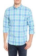 Men's Vineyard Vines Sutherland Road Slim Fit Plaid Sport Shirt - Green