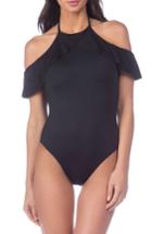 Women's La Blanca Island Goddess Cold Shoulder One-piece Swimsuit