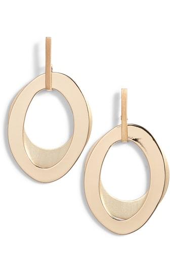 Women's Halogen Modern Organic Layered Drop Earrings