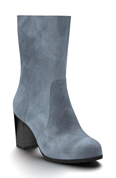 Women's Shoes Of Prey Block Heel Boot A - Blue
