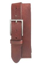 Men's Bosca The Sicuro Leather Belt - Dark Brown