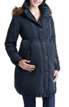 Women's Kimi And Kai Lilly Water Resistant Down Maternity Parka - Blue