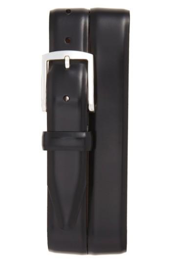 Men's Allen Edmonds 'midland Ave' Leather Belt - Black