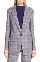 Women's Boss Kocani Houndstooth Check Suit Jacket - Blue