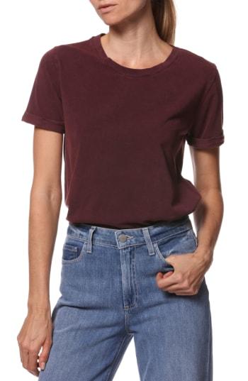 Women's Paige Cassandra Rolled Sleeve Tee - Red