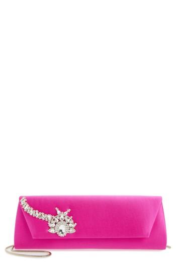 Badgley Mischka Aria Clutch - Pink
