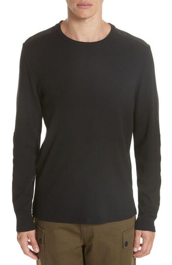 Men's Ovadia & Sons Magean Long Sleeve Thermal T-shirt - Black