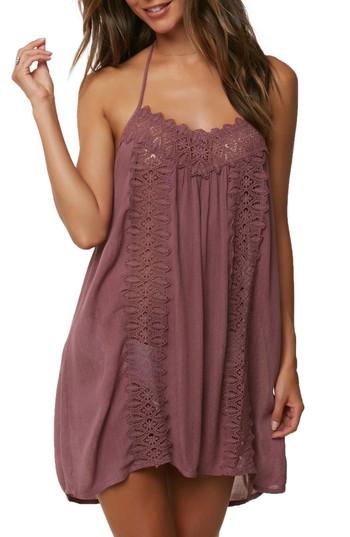 Women's O'neill Waimea Cover-up Halter Dress - Purple